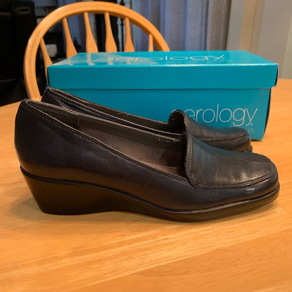 Aeorology by Aerosoles, 6 M, Navy, Up Tempo